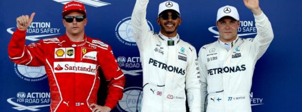 Lewis Hamilton se quedó con la pole position en el Gran Premio de Azerbaiyán