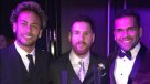 Neymar, Dani Alves y Luis Suárez marcaron presencia en la boda de Messi