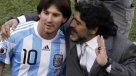 Maradona felicitó a Messi y bromeó con ausencia a su matrimonio