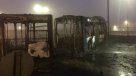 La congestión por quema de un bus del Transantiago en General Velásquez
