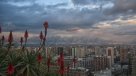 El atardecer en Santiago tras la nevazón