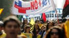 No + AFP conmemoró un año de protestas con nueva marcha por Santiago