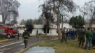 Incendio consumió dependencias de la Academia de Guerra del Ejército