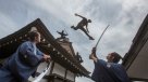 Un increíble parkour en Japón que muestra las habilidades de los ninjas