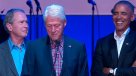Broma secreta de Bush causó ataque de risa en Obama durante discurso de Clinton