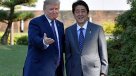 Donald Trump y Shinzo Abe abordaron la amenaza norcoreana jugando al golf
