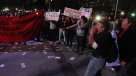 Vecinos de Puente Alto y Maipú protestaron antes del debate presidencial