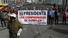 Trabajadores de Aduanas protestaron en Valparaíso
