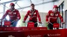 Pilotos de Ferrari se enfrentaron en una particular competencia en la previa al Gran Premio de Brasil