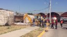 Este jueves comenzó la demolición del muro en La Legua
