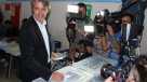 Tras su complicada semana, el senador Fulvio Rossi votó en Iquique