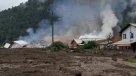 Aluvión e incendio en Chaitén: Un carabinero desaparecido