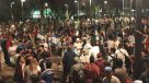 Hinchas de Melipilla celebraron el ascenso junto al plantel en la Plaza de Armas de la ciudad