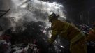 Incendio destruyó por segunda vez en el año el Mercado Oriental de Managua