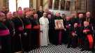 Con Juan Barros entre los presentes, el papa Francisco se reunió con los obispos chilenos