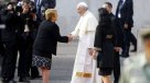Presidenta Bachelet recibió al papa Francisco en el Palacio de La Moneda