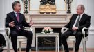 Putin y Macri se reúnen en el Kremlin para impulsar la relaciones bilaterales