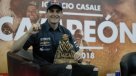 Ignacio Casale exhibió el trofeo ganado en el Rally Dakar 2018