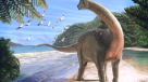 Encuentran fósiles de nueva especie de dinosaurio en África