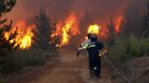 Alerta roja por incendio forestal en Lampa