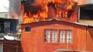 Un incendio dejó 24 damnificados y dos lesionados en Antofagasta