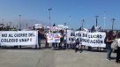 Iquique: Apoderados del colegio Unap marcharon exigiendo el comienzo de clases
