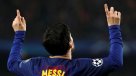 La enorme bandera con que hinchas de FC Barcelona le rindieron pleitesía a Messi