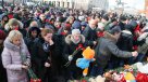 Moscú homenajea a las víctimas del incendio del mall en Siberia