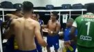 La eufórica celebración de los jugadores de Delfín tras vencer a Colo Colo
