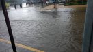 Lluvias provocan inundación de calles en Castro
