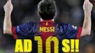 Los memes apuntaron a Lionel Messi tras hazaña de AS Roma en la Champions