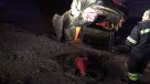 Un muerto y un herido grave dejan volcamientos al interior de Iquique