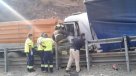 Choque entre camiones dejó dos personas fallecidas en cuesta Las Chilcas