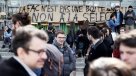 Estudiantes bloquearon el ingreso a la Universidad de Nanterre de París