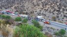 14 lesionados dejo volcamiento de bus interprovincial en ruta a Andacollo