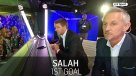 La reacción de Steven Gerrard con los golazos de Mohamed Salah