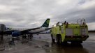 Evacuan de emergencia avión en aeropuerto de Puerto Montt