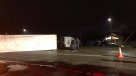 Volcamiento de camión provocó corte de la Ruta 5 Sur en el acceso a Ancud