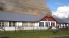 Incendio consumió liceo Ignacio Carrera Pinto en Frutillar