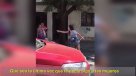 Una joven obligó a taxista a disculparse en plena calle tras acosarla