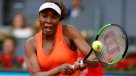 Venus Williams cayó en primera ronda del Madrid Open ante Kontaveit
