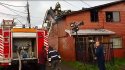 Puerto Montt: Incendio en casas pareadas dejó 13 damnificados