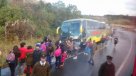 Chiloé: Colisión de bus con un jeep robado dejó una persona lesionada