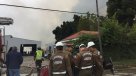 Incendio en fábrica de Valdivia obliga a evacuación preventiva