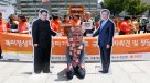 Surcoreanos protestaron en contra de Trump por cancelar la cumbre con Kim