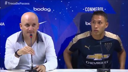 ¡Insólito! Técnico de Liga de Quito no recibió preguntas en conferencia de prensa en Brasil