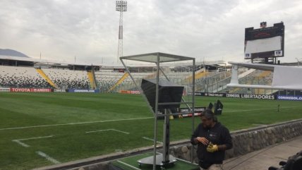El VAR quedó completamente instalado en el Estadio Monumental para el Colo Colo-Palmeiras
