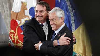  Piñera y Bolsonaro dieron muestras de cercanía  