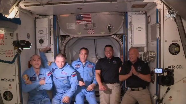  La cápsula de SpaceX llegó a la Estación Espacial Internacional  