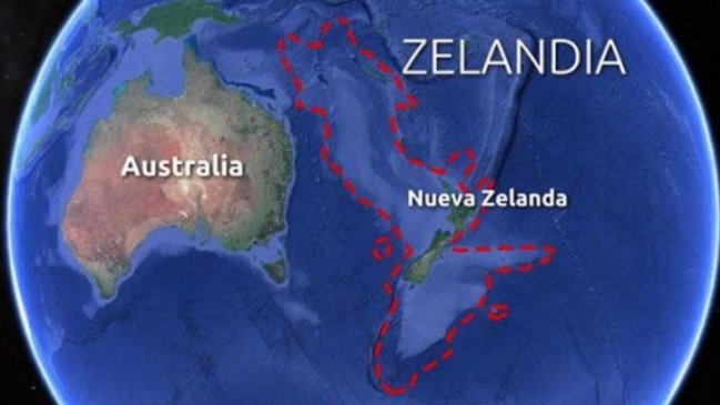  Zelandia: Publican mapas del continente sumergido  